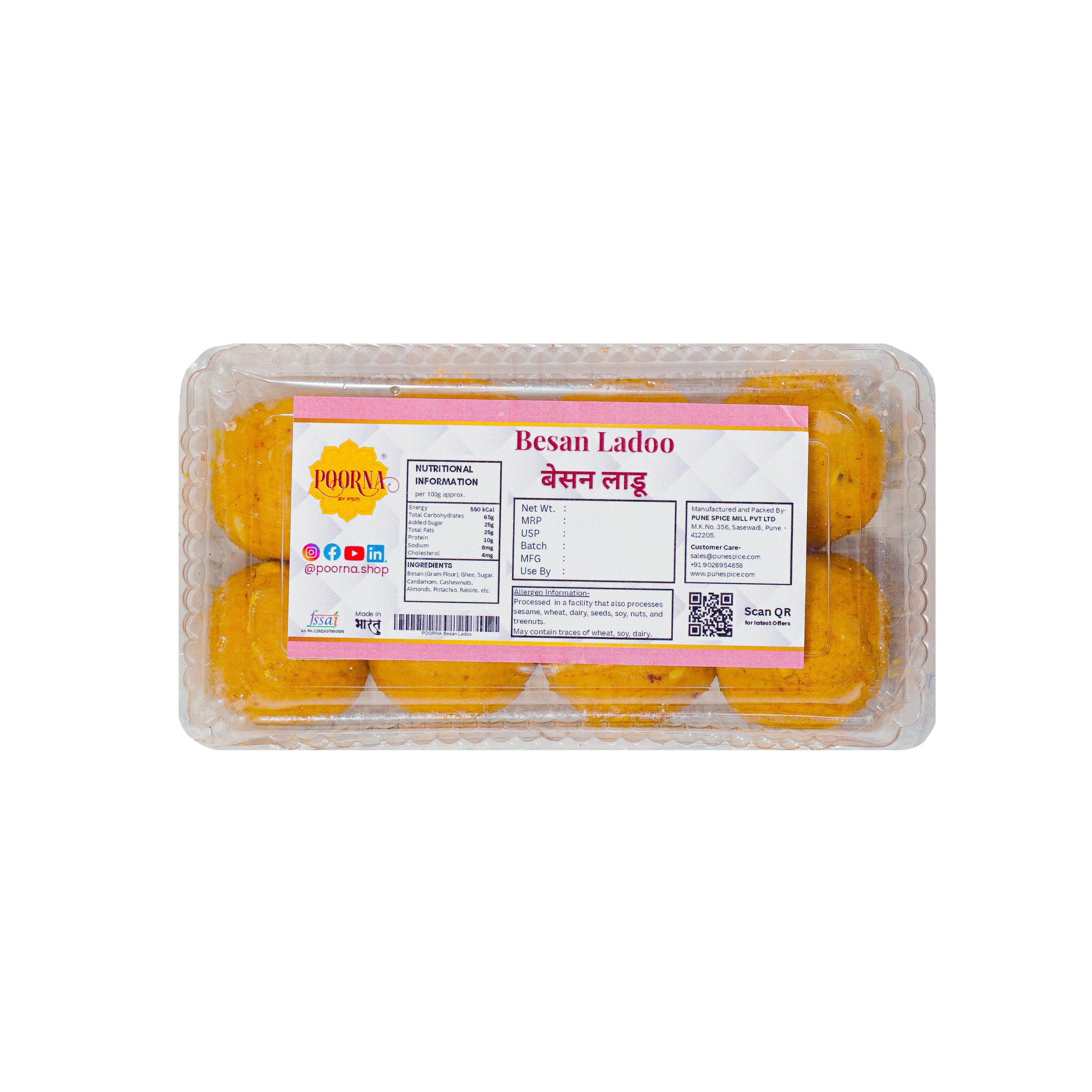 POORNA Besan Laddu