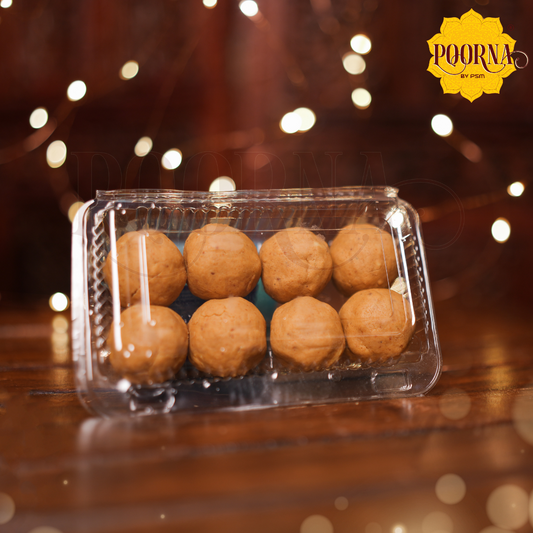 POORNA Besan Laddu | Desi Ghee | Cardamom | Handmade | Diwali Special