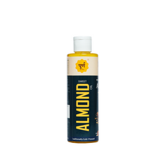 POORNA Cold-Pressed Almond Oil | 100% Pure, Natural, and Unfiltered Oil