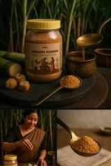 POORNA Jaggery Powder | 100% Natural and No Added Preservatives