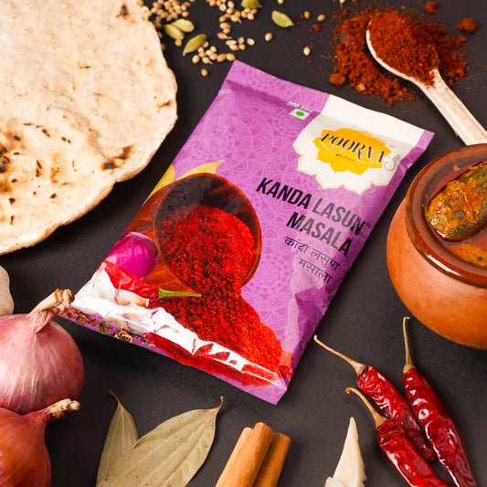 POORNA Kanda Lasun Masala | कांदा लसूण मसाला (चटणी) | No Added Preservatives