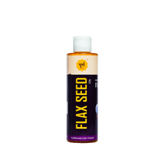 POORNA Cold-Pressed Flaxseed Oil | 100% Pure, Natural, and Unfiltered Oil