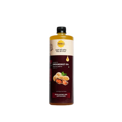POORNA Cold-Pressed Groundnut Oil | 100% Pure, Raw, and Unfiltered | Junagad Peanuts