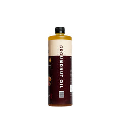 POORNA Cold-Pressed Groundnut Oil | 100% Pure, Raw, and Unfiltered | Junagad Peanuts