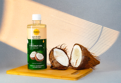 POORNA Cold-Pressed Coconut Oil | 100% Pure, Natural, and Unfiltered Oil