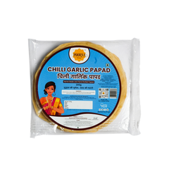 POORNA Chilli Garlic Udad Papad - 100% Handmade and Sun-dried