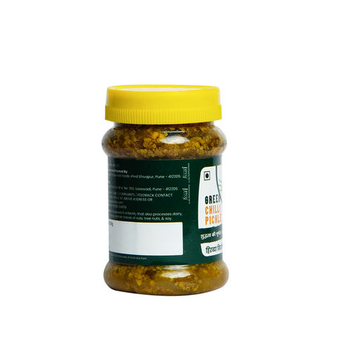 POORNA Green Chilli Pickle | हिरव्या मिरचीचं लोणचं | हरी मिर्च का आचार | 100% Natural and Homemade
